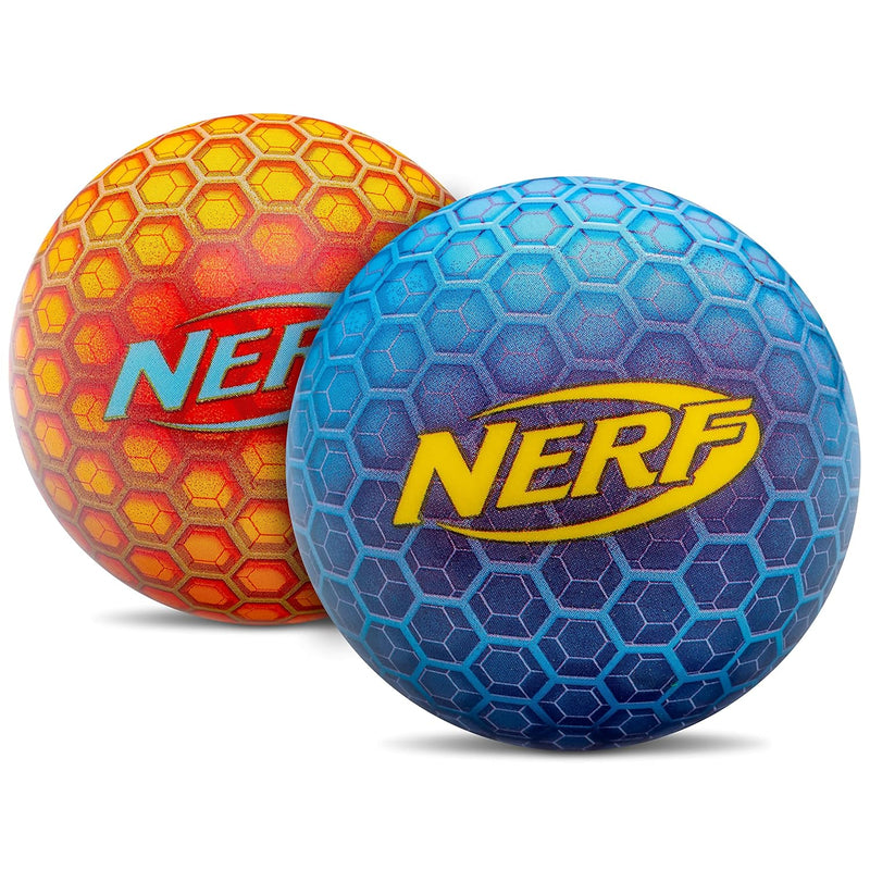 NERF Super High Bounce Ball - 2 Balls Included - Durable and Lightweight fo