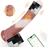 8.9" Thrusting Dildo Vibrator – App-Controlled G-Spot Toy with 9 Vibration Modes