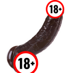 9.25" Realistic Dildo with Suction Cup for G-Spot & Anal Play, Flexible Design