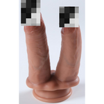 Ultra-Realistic Double-Ended Dildo – Silicone, Suction Cup, for Couples & Solo Play