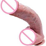 10 Inch Large Realistic Dildo With Powerful Suction Cup, Soft Silicone G-Spot Stimulator, Big Anal Fat Dildo,Vein Dildo With Balls, Xl Suction Dildo For Women Or Men