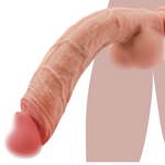 10 Inch Smooth Thick Silicone Dildo With Suction Cup, Realistic Huge Fantasy Dildo For Women & Couples Sex Toy For Hands-Free Play, Experienced To Advanced, Strap-On Compatible