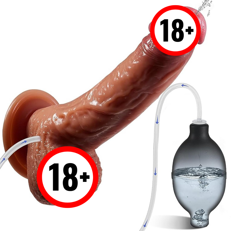 Realistic Squirting Dildo Sex Toy - 8.3 Inch Ejaculating Penis With Strong Suction Cup For Hands-Free Play, G-Spot Anal Dildos, Anal Prostate Dildos Adult Sex Toys For Wome Men Couple Pleasure