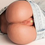 4.5Lb Brown Sex Doll Pussy Ass Male Masturbator With Vagina&Anal Double Tunnel, Sex Toys For Men Realistic 3D Textured Stroker, Lifelike Butt Adult Toys For Masturbation
