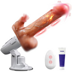 Sex Machine Thrusting Dildo - Vibrator Dildo Machine With 8 Thrusting & Vibrating & Licking Modes Dildos Sex Toys For Women Realistic Dildo For Clitoral Stimulation Anal Big Dildo Adult Toys