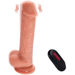 Realistic Ejaculating Dildo Squirting Dildo Vibrator 10 Vibrating 8.5Inch Electric Anal Plug G Spot Dildos Adult Sex Toys For Women