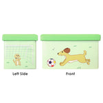 20 Inch Toy Storage Chest Organizer, Dog And Ball