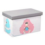 23 Inch Toy Storage Chest Organizer, Sheep And Knitting