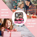 Washable Kids Makeup Kit For Girls Toys With Cute Makeup Bag (25Pcs)
