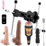 Sex Machine Sex Toys Auxfun Thrusting Machines For Men Women, Ezfunlok Adapter For Vac-U-Lock Premium Dildo Machine With 5 Attachments, Adult Machines Device Gun Remote Control