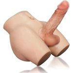 Silicone Gay Anal Sex Doll - Realistic Male Torso With Dildo, Life-Like Tpe Torso For Gay Men, Lesbian, And Bisexual Users