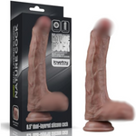 Large Butt Plug Set Anal Toy & 8.5'' Realistic Uncut Anal Dildo