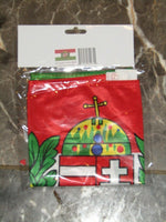 12X18 12''X18'' Hungary Crest Rough Tex Knitted Flag Banner Grommet