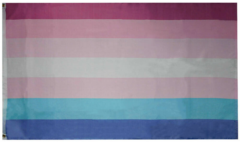 12X18 Bigender Pride Lgbtq Premium Quality 100D Poly Nylon Boat Flag Banner