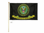 5' Wood Flag Pole Kit Bracket With 3X5 United States Army This We'Ll Defend Flag