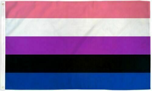 12X18 Genderfluid Boat Flag Lgbtqia Genderfluid Pride Gf Lgbt Rainbow Pride Flag