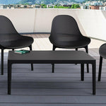 Compamia Sky Patio Coffee Table in Black