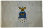 3X5 Embroidered United States Air Force White Double Sided 210D Nylon Flag 3'X5'