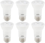 LED PAR16 Long Neck Recessed Spotlight Bulb 7W E26 Base 27K Warm White - 6 Pack