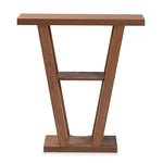 Baxton Studio Boone Walnut Brown Finished Wood Console Table