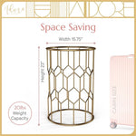 Harper Side Table Gold
