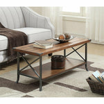 Brookline Coffee Table In Dark Walnut Wood Finish