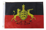 12X18 12''X18'' Kingdom Of Wurttemburg Rough Tex Knitted Flag Banner Grommets