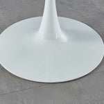 42.1" Tulip Table Mid-Century Dining Table For 4-6 People,Pedestal Dining Table