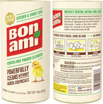 3 pk Bon Ami POWDER CLEANSER 14 oz. No Scent Cleaner Kitchen Bath Surfaces 04410