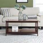 Omega Coffee Table In Espresso Wood Finish