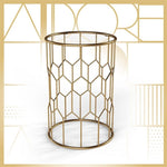 Harper Side Table Gold