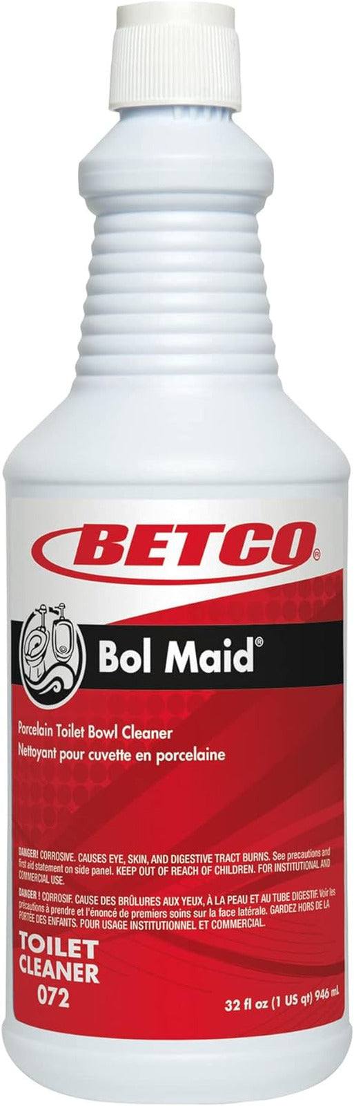 Betco Bol Maid Toilet Cleaner, Mint Scent, Pack of 12