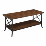 Brookline Coffee Table In Dark Walnut Wood Finish