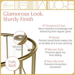 Harper Side Table Gold