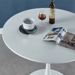 42.1" Tulip Table Mid-Century Dining Table For 4-6 People,Pedestal Dining Table