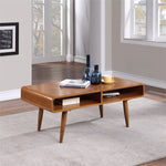 Boraam Halmstad Coffee Table in Rich Walnut