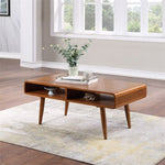 Boraam Halmstad Coffee Table in Rich Walnut