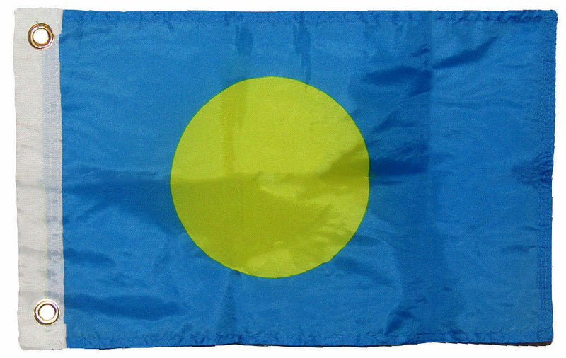 12X18 12"X18" Country Of Palau Indoor/Outdoor Premium Quality Boat Grommets Flag