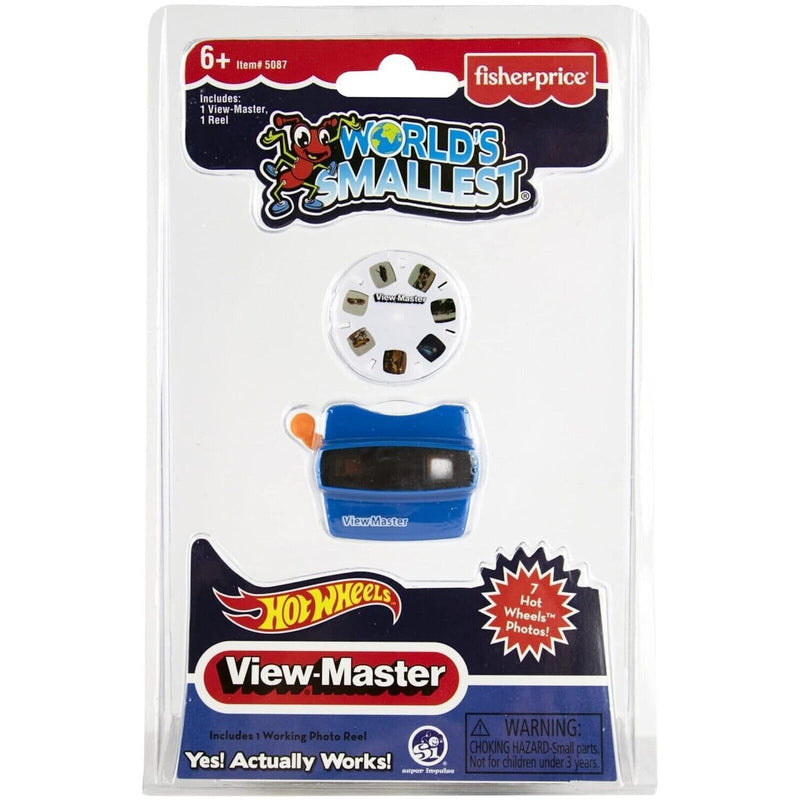 Super Impulse World's Smallest Hot Wheels Viewmaster NEW