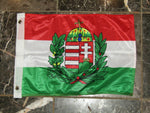 12X18 12''X18'' Hungary Crest Rough Tex Knitted Flag Banner Grommet