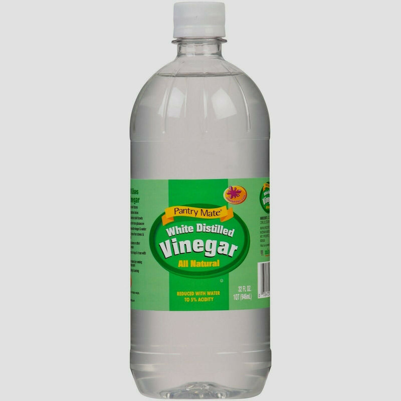 Pantry Mate WHITE DISTILLED VINEGAR Natural Canning Pickling Cleaning 32 oz NEW!