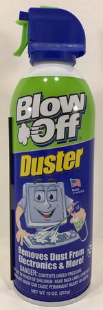 Blow Off - Duster - Can of Air Removes Dust and Debris Canned Air - 10 oz.