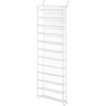 White 36-Pair Over The Door Shoe Organizer