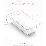 Plastic Drawer Organizer Bin for Makeup - 2 Pack