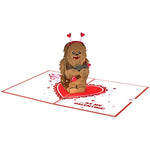 3D Star Wars Yoda Cupid Valentines Card