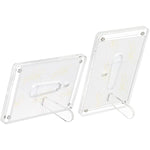 Minimalist Picture Frame Acrylic Glass Photo Frame with Magnetic Desktop Display Horizontally or Vertically