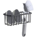 Stainless Steel Deluxe Kitchen Sink Suction Holder for Sponges, Scrubbers & Soap