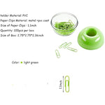 Magnetic Paper Clip Holder for Desk Organizer