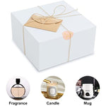 8×8×4 lnches Easy Assemble Paper Gift Box with Lids for Gift Packaging