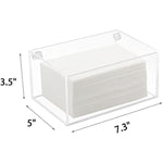 Clear Dryer Sheets Container with Lid for Laundry Room